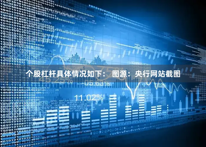 个股杠杆具体情况如下： 　　图源：央行网站截图
