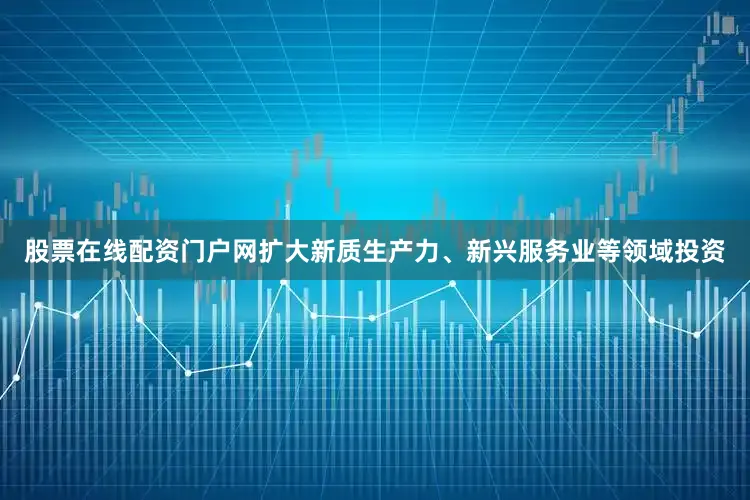 股票在线配资门户网扩大新质生产力、新兴服务业等领域投资